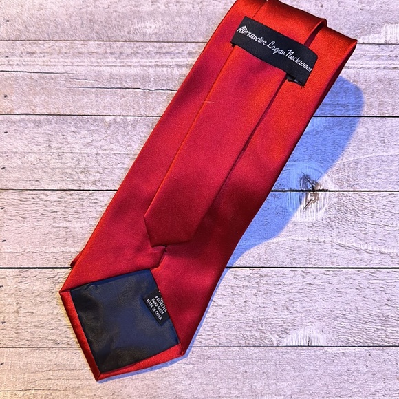 Alexander Logan Straight Razor Graphic Tie - Picture 2 of 2